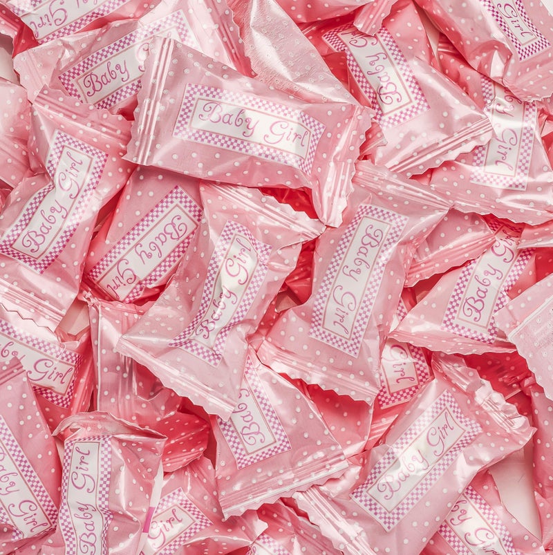 Candy Envy - Baby Girl Buttermints - 13 oz. Bag - 100 Individually Wrapped Candy Mints - Baby Shower Favors - Image 2